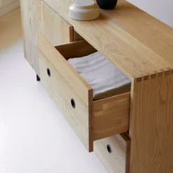 Jeanne - Buffet En Chêne Massif 150 Cm -Homezia Soldes Boutique 1200 1200 buffet en chene massif jeanne 150 cm 7