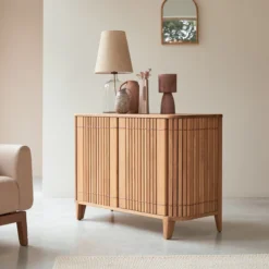 Koppar - Buffet En Chêne Massif 115 Cm -Homezia Soldes Boutique 1200 1200 buffet en chene massif koppar 115 cm 4