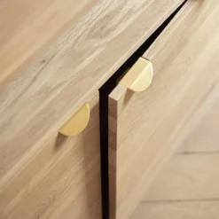 Pola - Buffet En Chêne Massif 165 Cm -Homezia Soldes Boutique 1200 1200 buffet en chene massif pola 165 cm 4