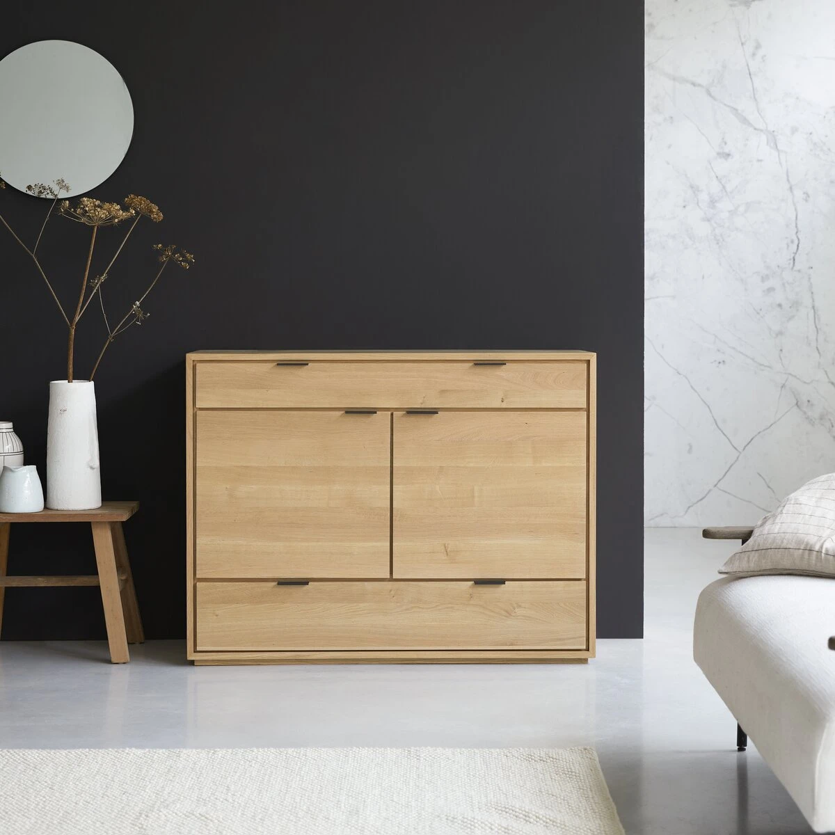 Senson - Buffet En Chêne Massif 120 Cm 1 Senson - Buffet En Chêne Massif 120 Cm