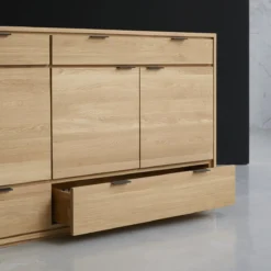 Senson - Buffet En Chêne Massif 200 Cm -Homezia Soldes Boutique 1200 1200 buffet en chene massif senson 200 cm 5