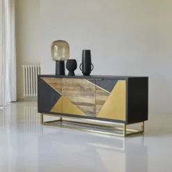 Oscar - Buffet En Chêne 160 Cm -Homezia Soldes Boutique 1200 1200 buffet en chene oscar 160 cm 3