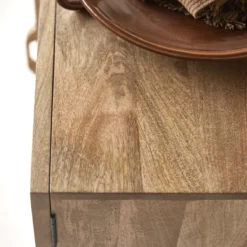 Sina - Buffet En Manguier Massif Et Rotin 115 Cm 8 Sina - Buffet En Manguier Massif Et Rotin 115 Cm -Homezia Soldes Boutique 1200 1200 buffet en manguier massif et rotin sina 115 cm 2