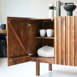 Milo - Buffet En Manguier Massif 164 Cm -Homezia Soldes Boutique 1200 1200 buffet en manguier massif milo 164 cm 5