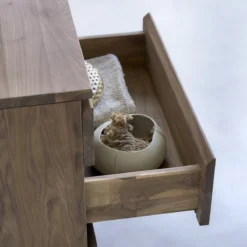 Esmée - Buffet En Noyer Massif 180 Cm -Homezia Soldes Boutique 1200 1200 buffet en noyer massif esmee 180 cm 5