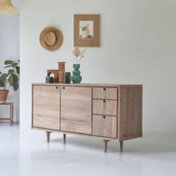 Jonàk - Buffet En Noyer Massif 145 Cm -Homezia Soldes Boutique 1200 1200 buffet en noyer massif jonak 145 cm 3