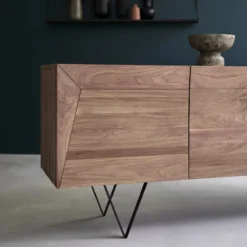 Metric - Buffet En Noyer Massif 175 Cm -Homezia Soldes Boutique 1200 1200 buffet en noyer massif metric 175 cm 4