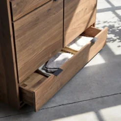 Senson - Buffet En Noyer Massif 120 Cm -Homezia Soldes Boutique 1200 1200 buffet en noyer massif senson 120 cm 5