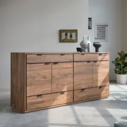 Senson - Buffet En Noyer Massif 200 Cm 10 Senson - Buffet En Noyer Massif 200 Cm -Homezia Soldes Boutique 1200 1200 buffet en noyer massif senson 200 cm 3