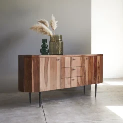 Jade - Buffet En Palissandre Massif Et Marbre 175 Cm -Homezia Soldes Boutique 1200 1200 buffet en palissandre massif et marbre jade 175 cm 4