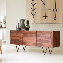 Metric - Buffet En Palissandre Massif 175 Cm -Homezia Soldes Boutique 1200 1200 buffet en palissandre massif metric 175 cm 4