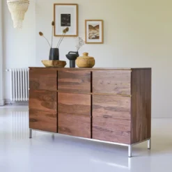 Nova - Buffet En Palissandre Massif 155 Cm -Homezia Soldes Boutique 1200 1200 buffet en palissandre massif nova 155 cm 3