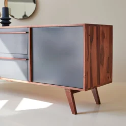 Niels - Buffet En Palissandre 175 Cm -Homezia Soldes Boutique 1200 1200 buffet en palissandre niels 175 cm 6