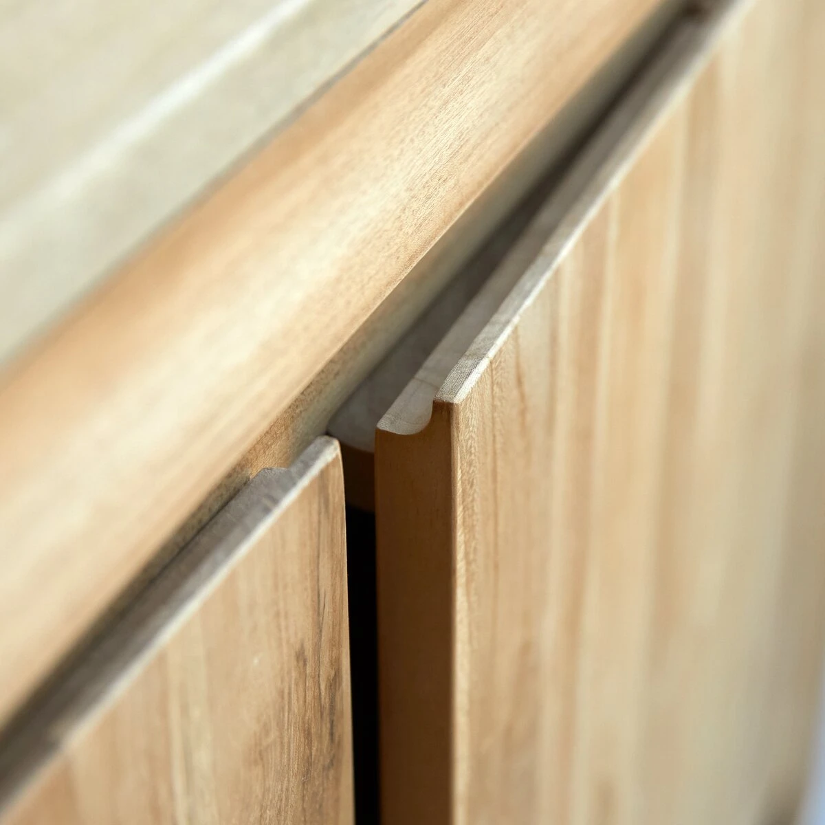 Eden - Buffet En Teck Massif 160 Cm 5 Eden - Buffet En Teck Massif 160 Cm â Image 5