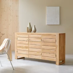 Minimalys - Buffet En Teck Massif 170 Cm 8 Minimalys - Buffet En Teck Massif 170 Cm -Homezia Soldes Boutique 1200 1200 buffet en teck massif minimalys 170 cm 3