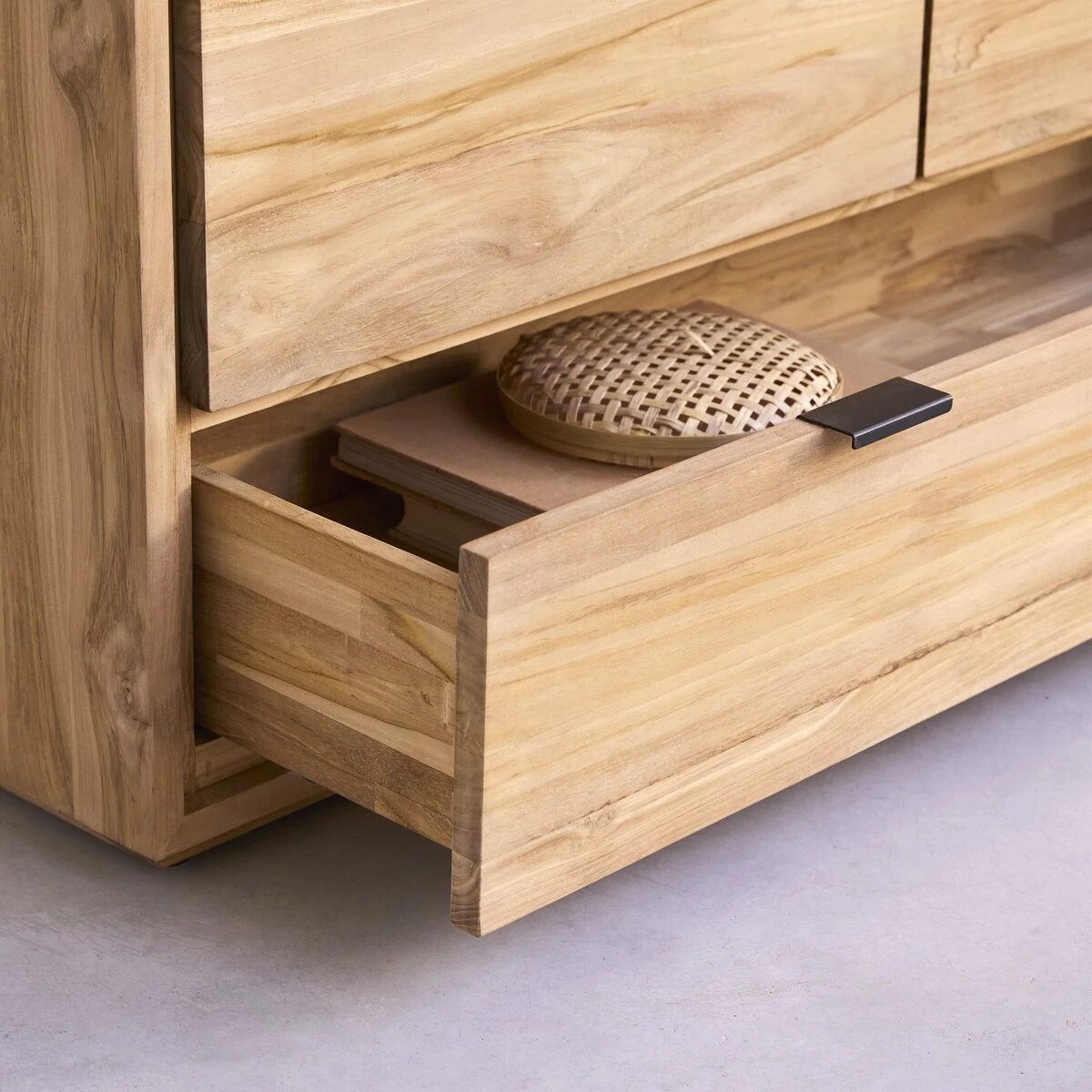 Senson - Buffet En Teck Massif 120 Cm 2 Senson - Buffet En Teck Massif 120 Cm – Image 2