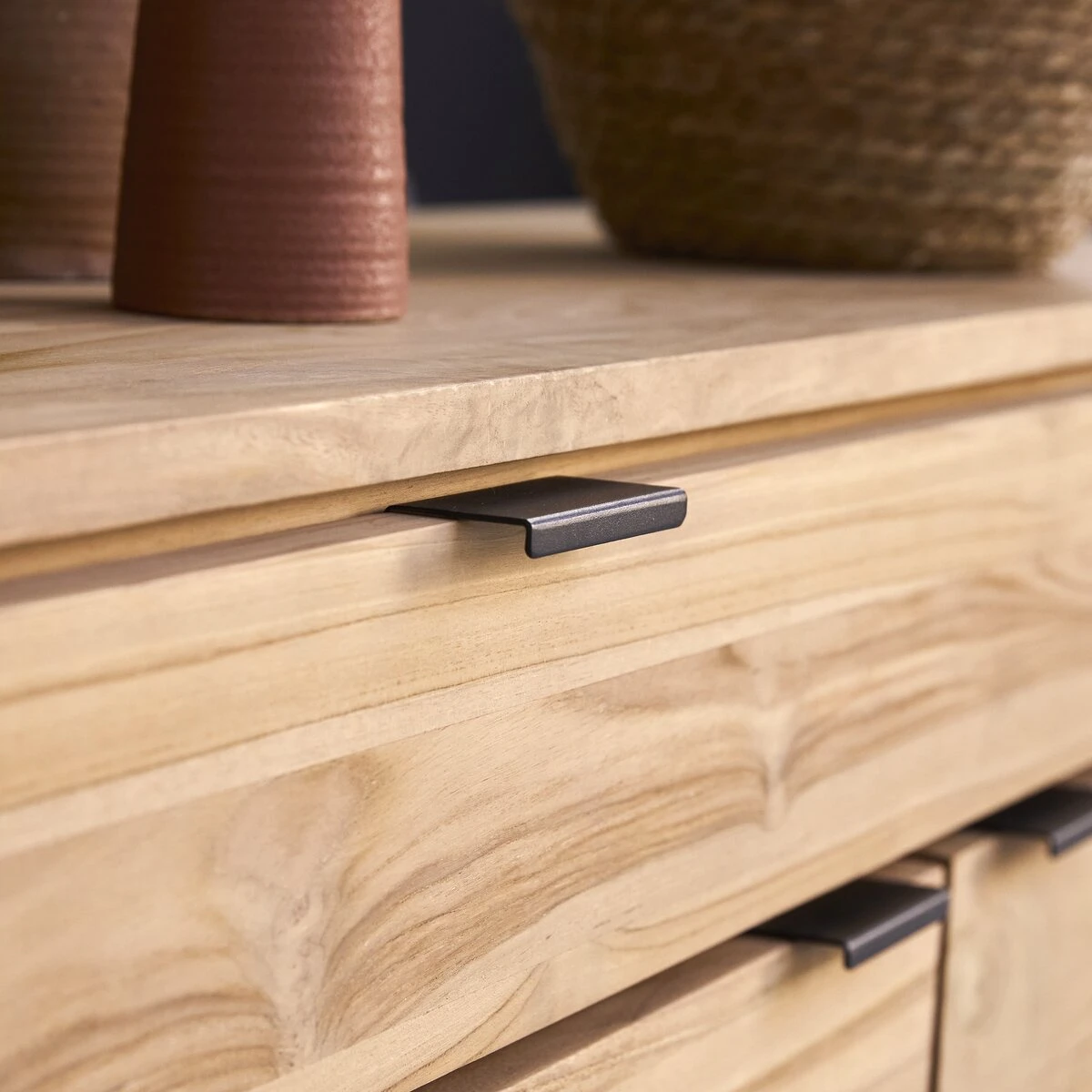 Senson - Buffet En Teck Massif 120 Cm 6 Senson - Buffet En Teck Massif 120 Cm – Image 6