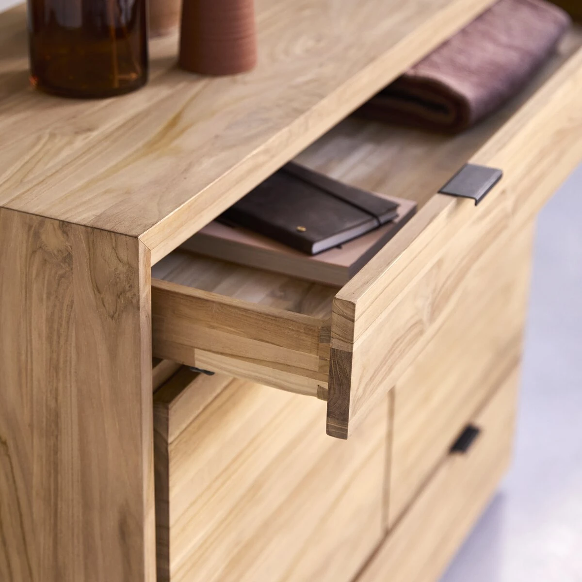 Senson - Buffet En Teck Massif 120 Cm 9 Senson - Buffet En Teck Massif 120 Cm – Image 9