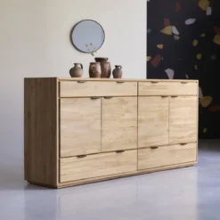 Senson - Buffet En Teck Massif 200 Cm -Homezia Soldes Boutique 1200 1200 buffet en teck massif senson 200 cm 3