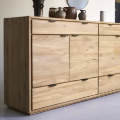 Senson - Buffet En Teck Massif 200 Cm -Homezia Soldes Boutique 1200 1200 buffet en teck massif senson 200 cm 6