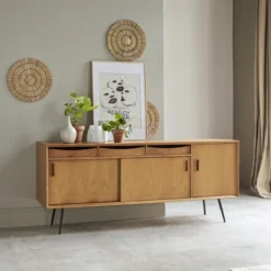 Simen - Buffet En Teck 170 Cm -Homezia Soldes Boutique 1200 1200 buffet en teck simen 170 cm 6