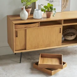 Simen - Buffet En Teck 170 Cm -Homezia Soldes Boutique 1200 1200 buffet en teck simen 170 cm 7