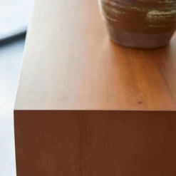 Magda 50's - Buffet Haut En Acajou Massif 130 Cm -Homezia Soldes Boutique 1200 1200 buffet haut en acajou magda 50s 130 cm 2