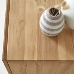 Honorine - Buffet Haut En Teck Massif 165 Cm -Homezia Soldes Boutique 1200 1200 buffet haut en teck massif honorine 165 cm 2