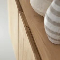 Honorine - Buffet Haut En Teck Massif 165 Cm -Homezia Soldes Boutique 1200 1200 buffet haut en teck massif honorine 165 cm 5