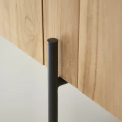 Honorine - Buffet Haut En Teck Massif 165 Cm -Homezia Soldes Boutique 1200 1200 buffet haut en teck massif honorine 165 cm 6