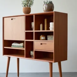 Magda 50's - Bureau En Acajou Massif -Homezia Soldes Boutique 1200 1200 bureau en acajou magda 50s 4