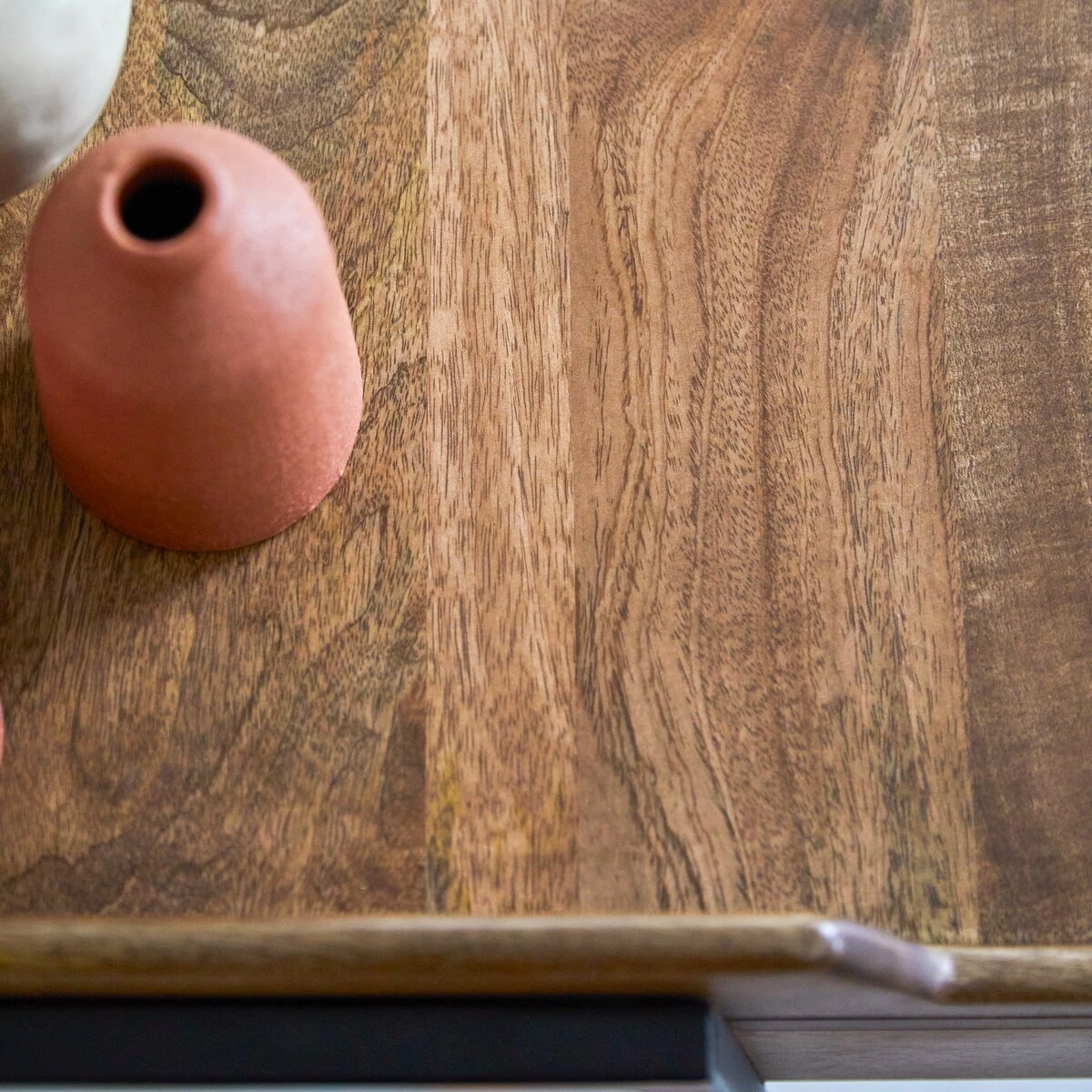 Hedda - Bureau En Manguier Massif Et Métal 3 Hedda - Bureau En Manguier Massif Et Métal – Image 3