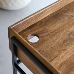 Hedda - Bureau En Manguier Massif Et Métal 13 Hedda - Bureau En Manguier Massif Et Métal -Homezia Soldes Boutique 1200 1200 bureau en manguier massif et metal hedda 4