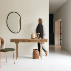 Kim - Bureau En Pin Et Orme Recyclés