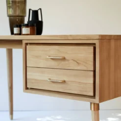 Kort - Bureau En Teck Massif -Homezia Soldes Boutique 1200 1200 bureau en teck massif kort 4