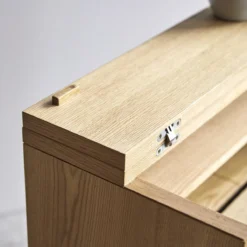 Eyota - Bureau En Chêne Et Marbre -Homezia Soldes Boutique 1200 1200 bureau eyota en chene et marbre 5