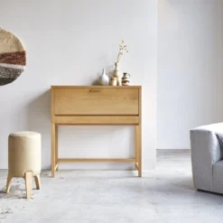 Eyota - Bureau En Chêne Et Marbre -Homezia Soldes Boutique 1200 1200 bureau eyota en chene et marbre 6