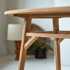 Elena - Bureau Ovale En Teck Massif Recyclé 10 Elena - Bureau Ovale En Teck Massif Recyclé -Homezia Soldes Boutique 1200 1200 bureau ovale en teck massif recycle elena 4