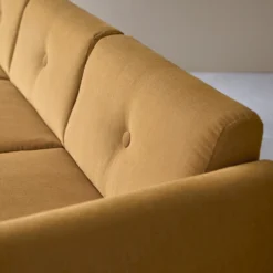 Bjorn - Canapé En Chêne Massif Et Tissu Moutarde 3 Places -Homezia Soldes Boutique 1200 1200 canape bjorn en chene massif et tissu moutarde 3 places 4