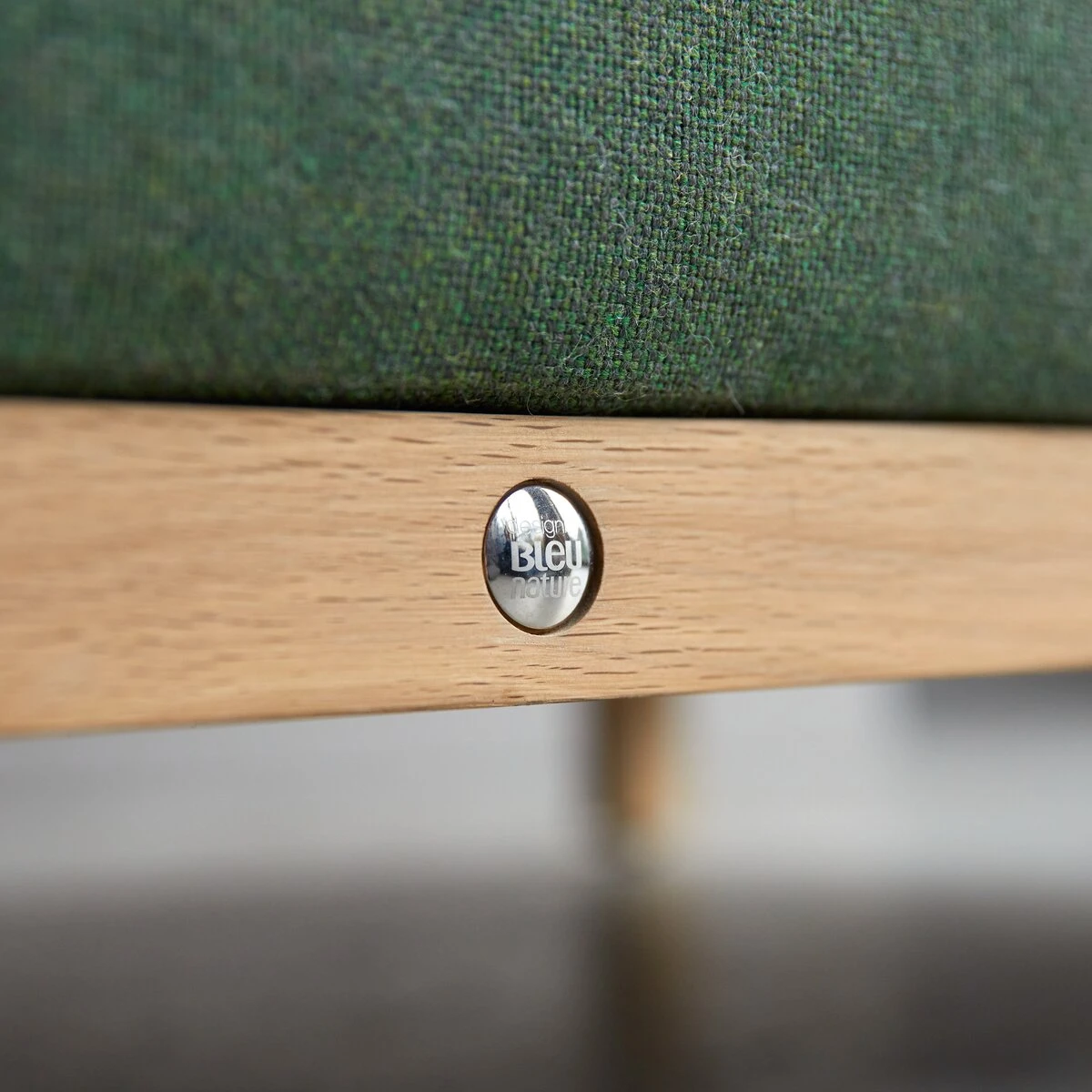 Cobbelwood - Canapé En Chêne Massif Et Tissu Dark Green, 2 Places 6 Cobbelwood - Canapé En Chêne Massif Et Tissu Dark Green, 2 Places – Image 6