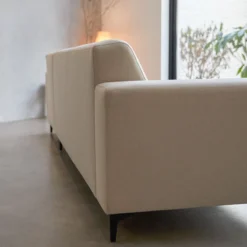 Lars - Canapé D'angle Droit En Tissu écru 300 X 150 Cm, 5 Places -Homezia Soldes Boutique 1200 1200 canape d angle droit en tissu ecru 150 cm lars 6