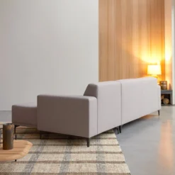 Lars - Canapé D'angle Droit En Tissu Gris 300 X 150 Cm, 5 Places -Homezia Soldes Boutique 1200 1200 canape d angle droit en tissu gris 150 cm lars 4