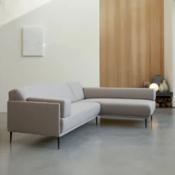 Finn - Canapé D'angle Droit En Tissu Gris 270 X 180 Cm, 4 Places 10 Finn - Canapé D'angle Droit En Tissu Gris 270 X 180 Cm, 4 Places -Homezia Soldes Boutique 1200 1200 canape d angle droit en tissu gris 270 cm finn 3