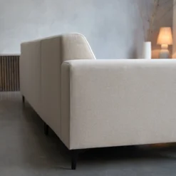 Lars - Canapé D'angle Gauche En Tissu écru 300 X 150 Cm, 5 Places -Homezia Soldes Boutique 1200 1200 canape d angle gauche en tissu ecru 150 cm lars 8