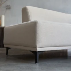 Lars - Canapé D'angle Gauche En Tissu écru 295 X 185 Cm, 5 Places -Homezia Soldes Boutique 1200 1200 canape d angle gauche en tissu ecru 185 cm lars 4