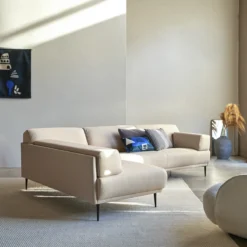 Finn - Canapé D'angle Gauche En Tissu écru 270 X 180 Cm, 4 Places -Homezia Soldes Boutique 1200 1200 canape d angle gauche en tissu ecru 270 cm finn 3