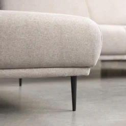 Finn - Canapé D'angle Gauche En Tissu Gris 270 X 180 Cm, 4 Places -Homezia Soldes Boutique 1200 1200 canape d angle gauche en tissu grsi 270 cm finn 4