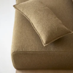 Duffle - Canapé 2 Places En Chêne Et Tissu Marron Avec Table Intégrée -Homezia Soldes Boutique 1200 1200 canape duffle 2 places en chene et tissu marron avec table integree 2