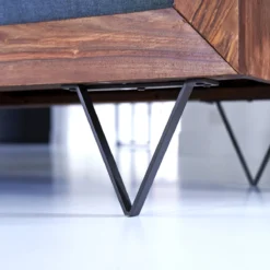 Metric - Canapé En Palissandre Massif Et Tissu, 3 Places -Homezia Soldes Boutique 1200 1200 canape en palissandre massif et tissu metric 5