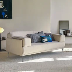 Finn - Canapé En Tissu écru 3 Places -Homezia Soldes Boutique 1200 1200 canape en tissu 3 places ecru finn 3